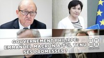Gouvernement Philippe: Emmanuel Macron a-t-il tenu ses promesses ?