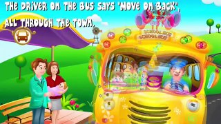 The Wheels on the Bus Go Round and Round - Kids Song with Lyrics - Children Music