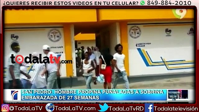 Hombre propina puñaladas a sobrina embarazada de 27 semanas-Noticias SIN-Video