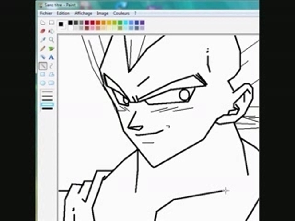 Dessin de végéta avec paint