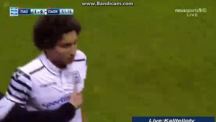 Amr Warda Red Card HD - Panathinaikos 1-0 PAOK - 17.05.2017