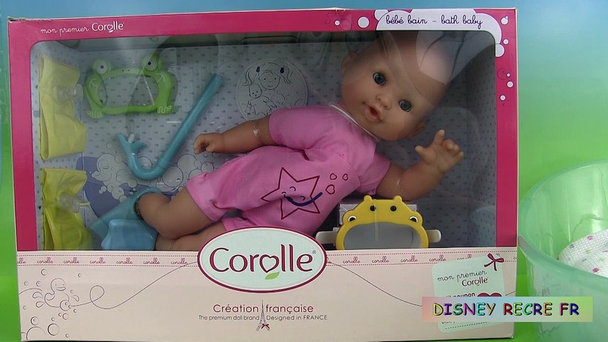 Corolle Mon Premier Bebe Bain Accessoires Poupon Nageur Baby Doll Bath Toy Jouets De Bebe Video Dailymotion