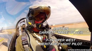 GoPro F-16 [COCKPIT VIEW] during U.S.A.F. Heritage Flight @ 2012 SAN FRANCISCO FLEET WEEK