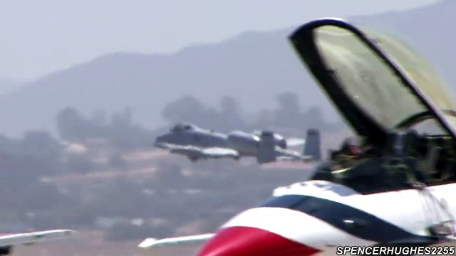 2012 March ARB Air Fest - A-10 Thunderbolt II & U.S.A.F. Heritage Flight