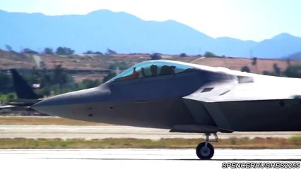 2010 March ARB Airfest - F-22 Raptor Demo & Heritage Flight