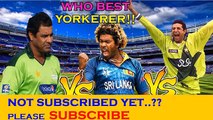 Waqar Younis VS Malinga VS Wasim Akram - Who is Best Yorkerer - Comment Ur Favourite