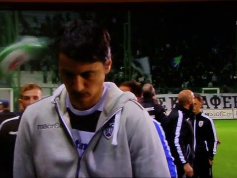 Vladan Ivić Injury - Panathinaikos vs PAOK - 17.05.2017
