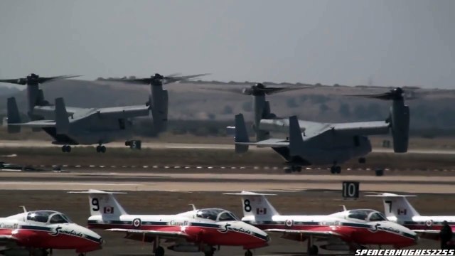 2010 MCAS Miramar Air Show - MAGTF Demo (With MV-22 Ospreys)