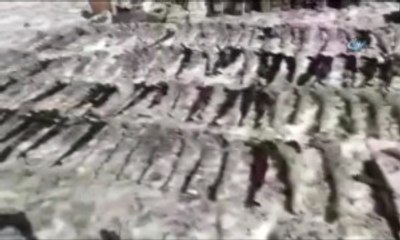 Terör Örgütüne Ağır Darbe: 188 Adet Kaleşnikof ve Daha Fazlası...