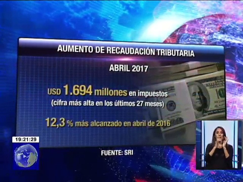 Según el SRI el mes de mayor recaudación tributaria fue Abril