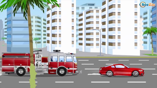 Coche de Policía y Carros de Carreras - Vídeos para niños - Carritos Para Niños Parte 2