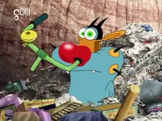 Funny Oggy and the Cockroaches - What A Dump