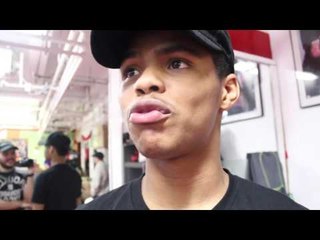SHAKUR STEVENSON TANK DAVIS IS A BEAST SAYS LOMA SHOULD STAY AT 130