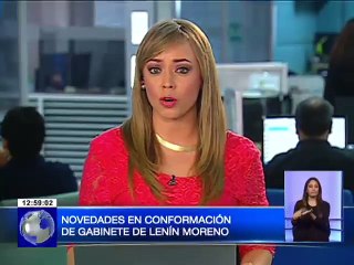 Presidente electo Lenín Moreno se reúne con sus Ministros