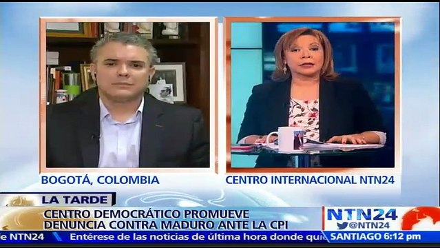 “Estamos viendo la configuración de principios de genocidio en Venezuela : Senador Iván Duque denunciará a Maduro ante l