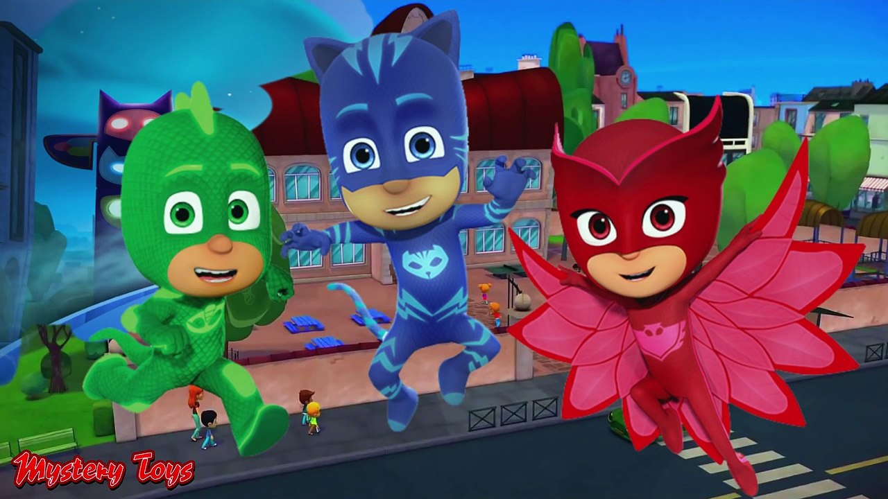 PJ Masks Catboy Owlette Gekko as Dracula Witch Skeleton | Halloween Fun Videos For Kids My