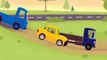 Doc McWheelies Yellow Car - TRUCK FRIENDS PICNIC! (Childrens Car Cartoons)