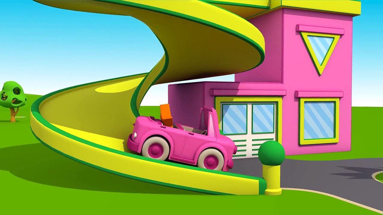 The Clever Cars Build a HOUSE! - Childrens 3d Cartoons