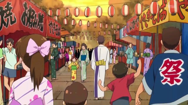 Go プリンセスプリキュア第２７話 素敵な浴衣姿♪ 良い子のみんなも浴衣を着て夏祭りに行きましょう。 Go Princess Precure Episode 27