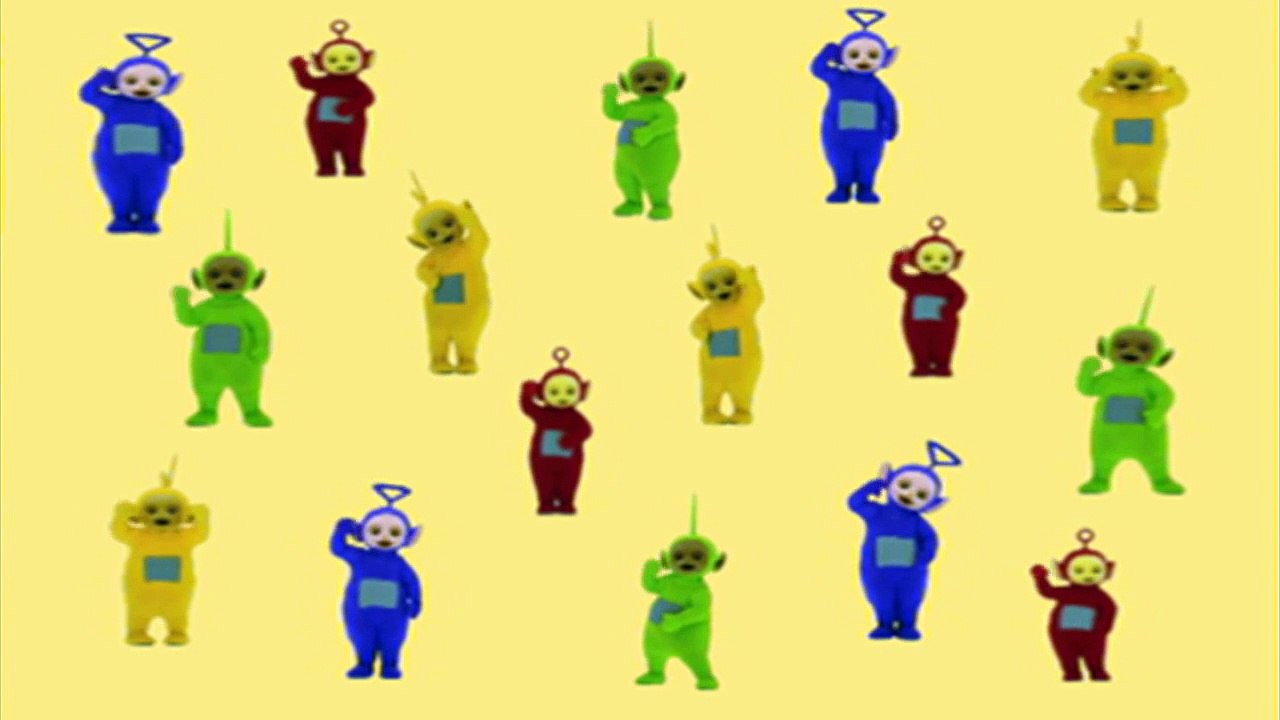 Teletubbies Everywhere Walking In The Snow (Germany)