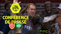 Conférence de presse AS Monaco - AS Saint-Etienne (2-0) : Leonardo JARDIM (ASM) - Christophe  GALTIER (ASSE) / 2016-17