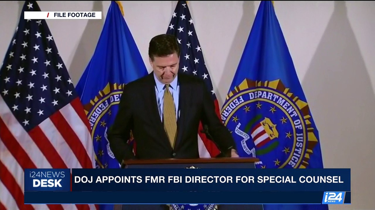 i24NEWS DESK | DOJ appoints FMR FBI Director Robert Mueller special counsel | Wednesday, May 17th 2017