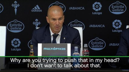 Download Video: Zidane refuses to talk about potential La Liga failure