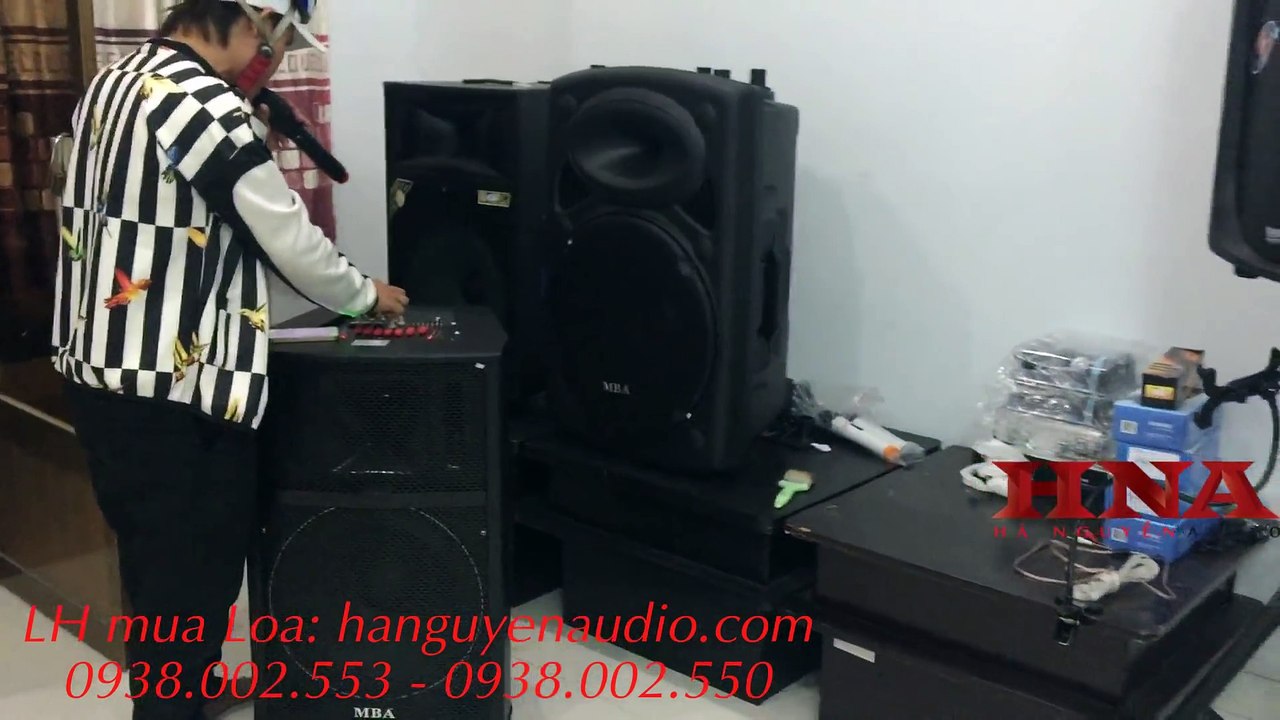 Thất Tình- Loa vali kéo di động MBA DSB 15A - Hanguyenaudio-HNA