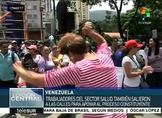 Download Video: Venezuela: trabajadores de la salud respaldan la Constituyente