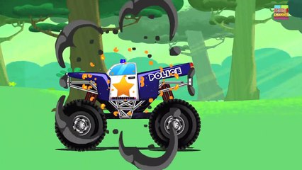 Monster Trucks _ Police Monster Truck _ Police car ch