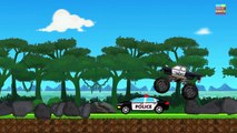 Police Monster Truck VS Police Car _ VS Ba