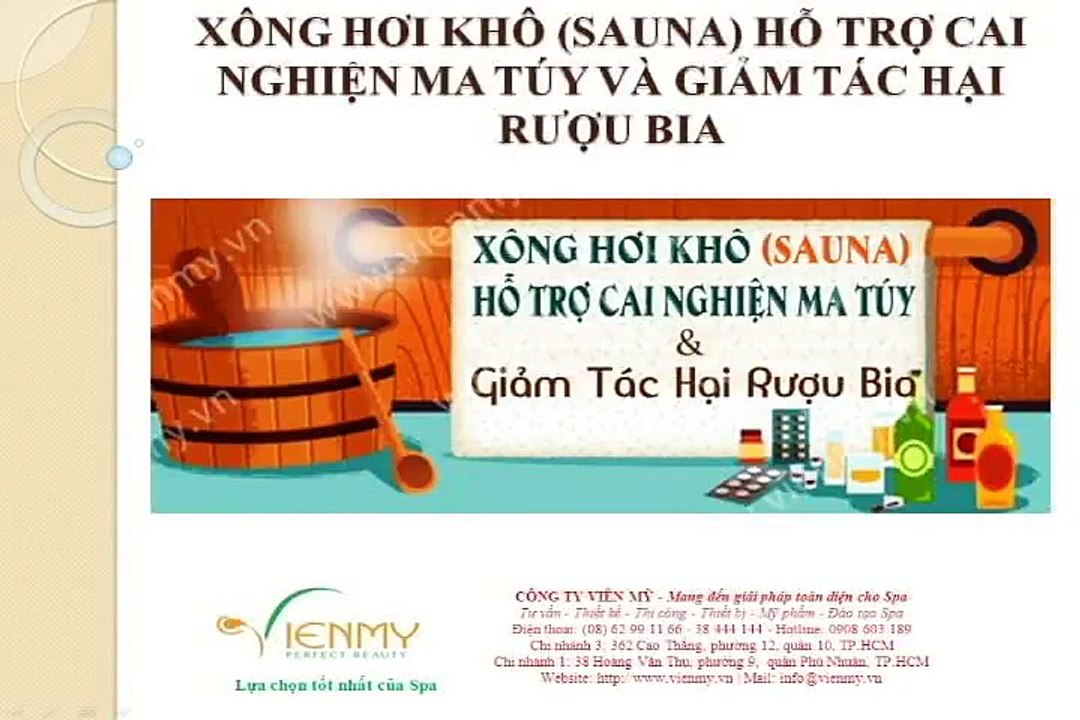 Xông hơi (Sauna) giúp cai nghiện ma túy và giảm tác hại bia rượu