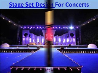 Stage Set Design For Concerts