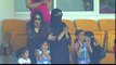 Misbah ul Haq Wife gives Flying Kiss Caught On camera-3rd Test- West Indies v Pakistan at Roseau