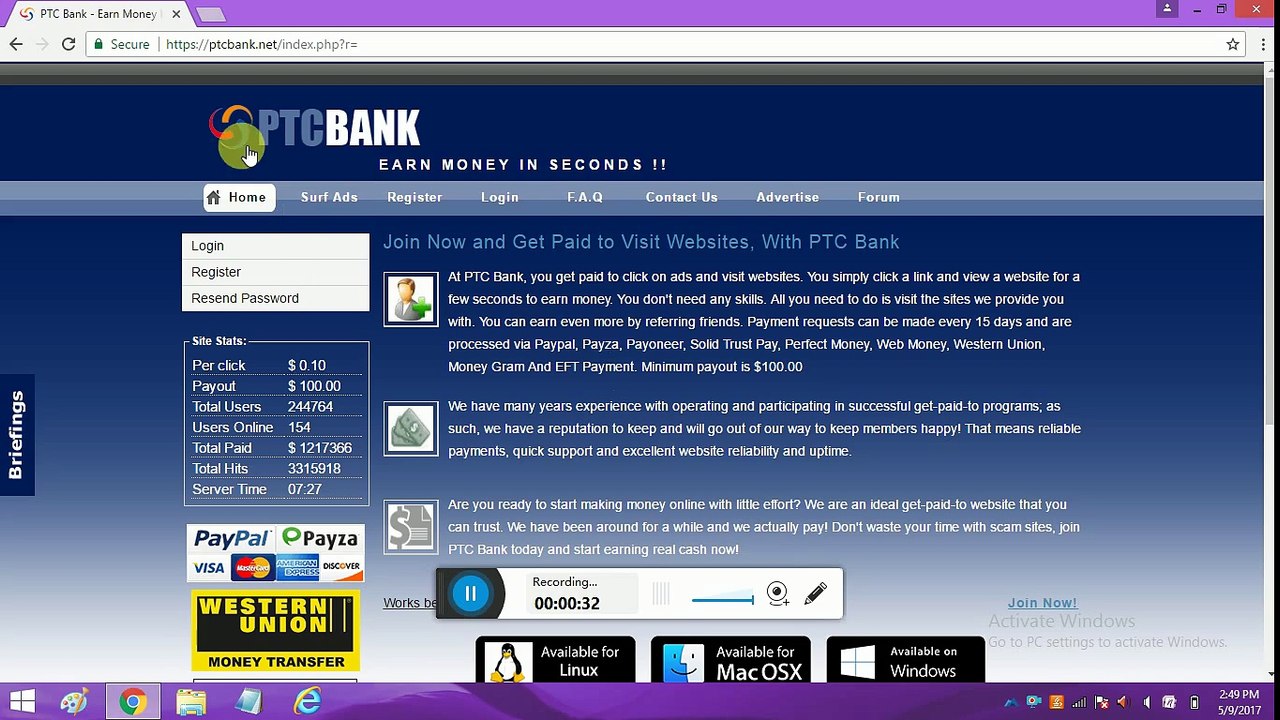 Earn 100$$$ instantly by viewing ads