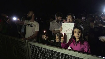 Manifestação em Brasília contra Temer