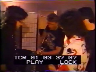 Johnny Hallyday en répétition dans loge+Backstage & live dernière Bercy (04.10.1990)