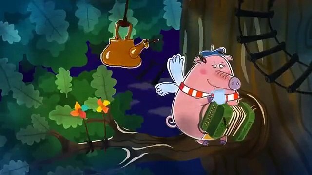 Добрые поучительные мультики для детей Летающие звери - Там были олени