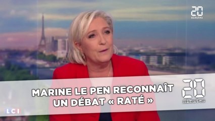 Marine Le Pen reconnaît un débat «raté»