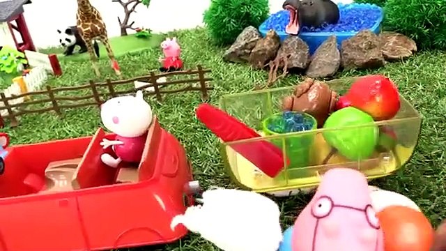 Игры и игрушки СВИНКА ПЕППА В ЗООПАРКЕ. Видео с игрушками из мультфильмов для детей