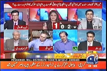 Arshan Bhatti badly criticizes Khawaja Asif in a live show.