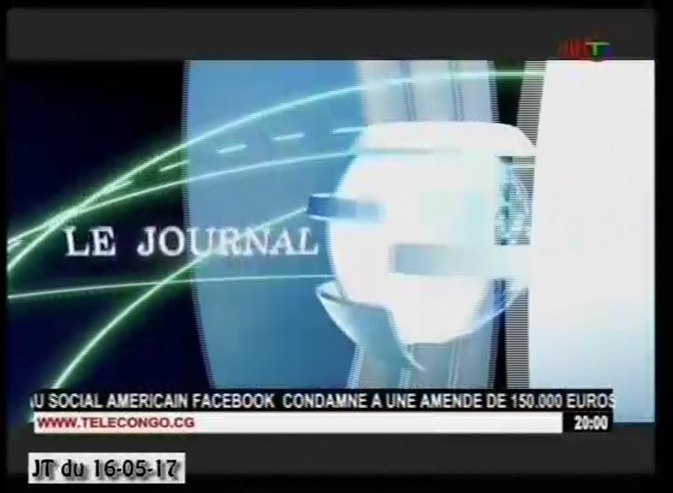 Journal de 20h TVCongo du mardi 16 mai 2017 -By Congo-Site