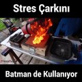 Batman da stres çarkı kullanıyormuş!