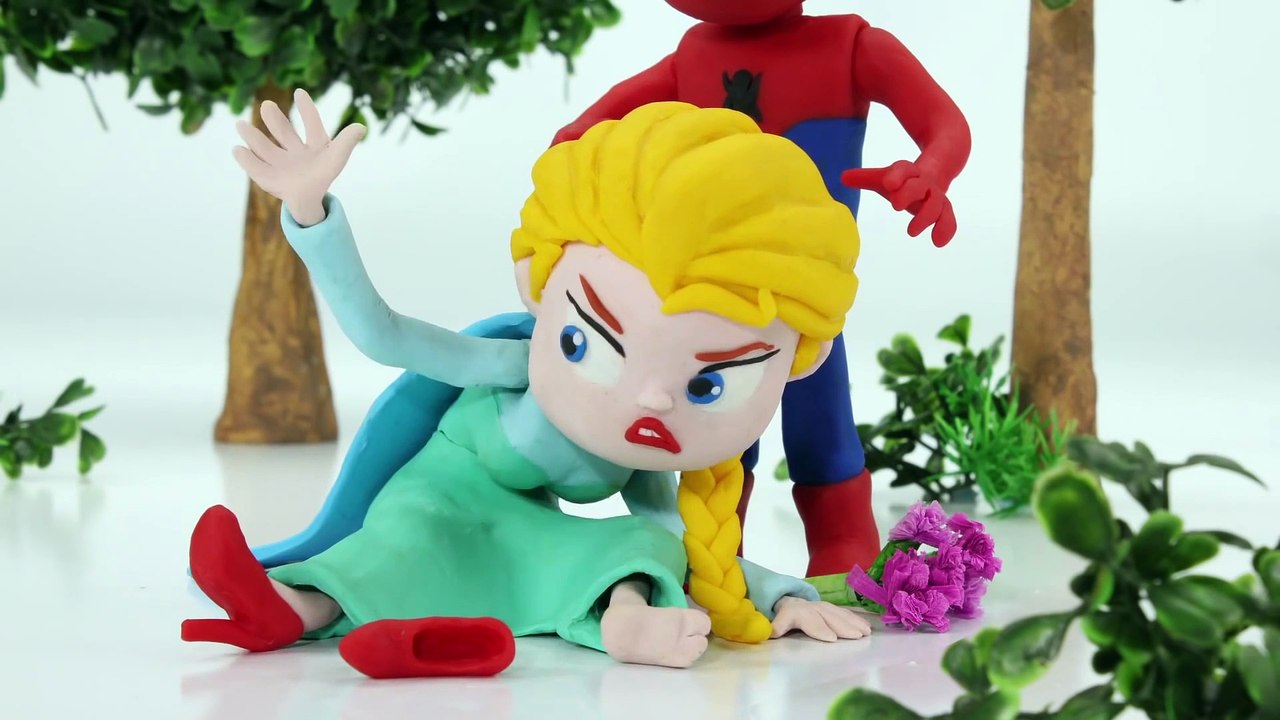 FROZEN ELSA FAILED BREAKFAST SPIDERMAN CHEF