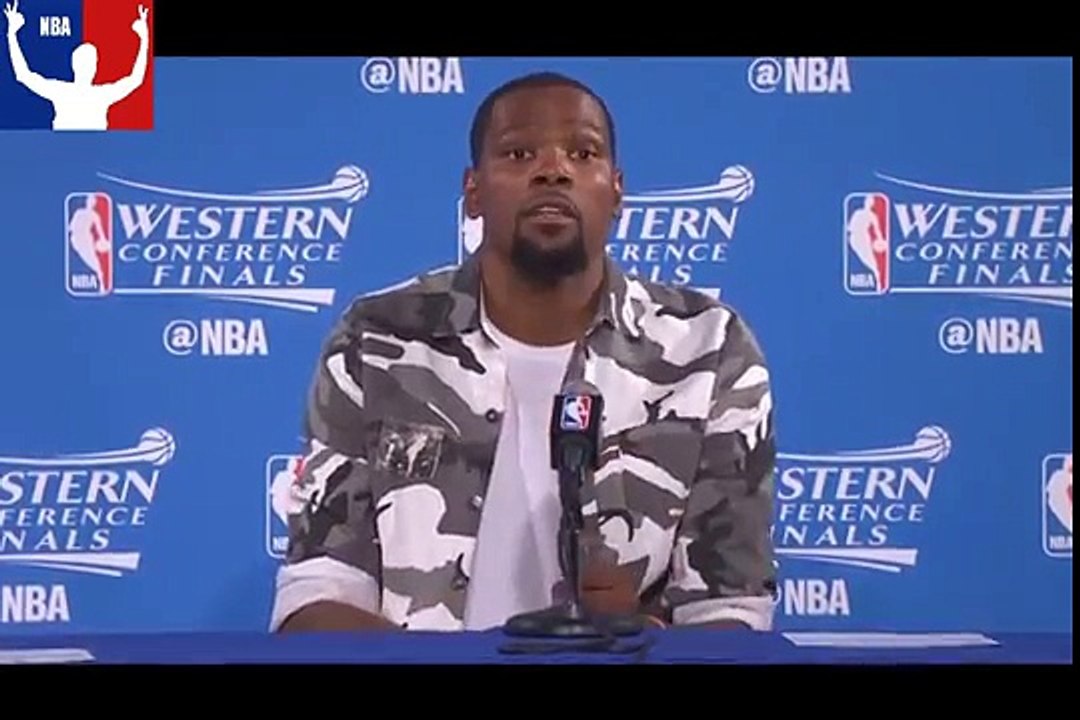 Kevin Durant Postgame Interview Spurs vs Warriors Game 2 May 16, 2017 NBA Playoffs