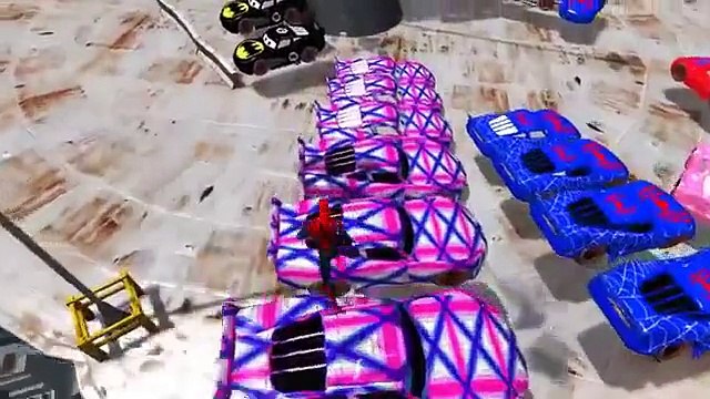 Спайдермен и Много Разноцветных Молний Маквин , веселый мультик игра для детей