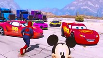 Халк & Спайдермен & Микки Маус и Цветные Машины , интересный мультик игра для детей