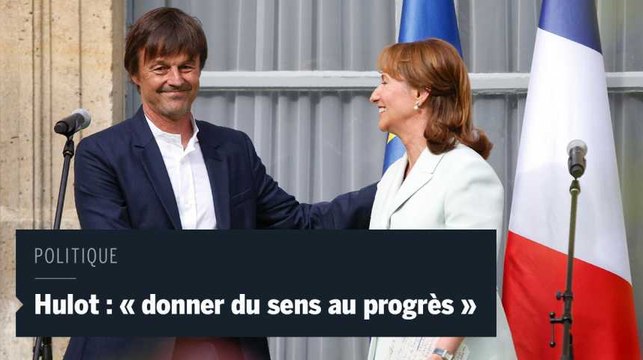 Nicolas Hulot veut donner du sens au progrès