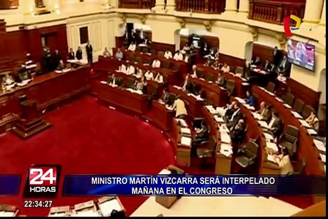 Martín Vizcarra será interpelado hoy en el Congreso