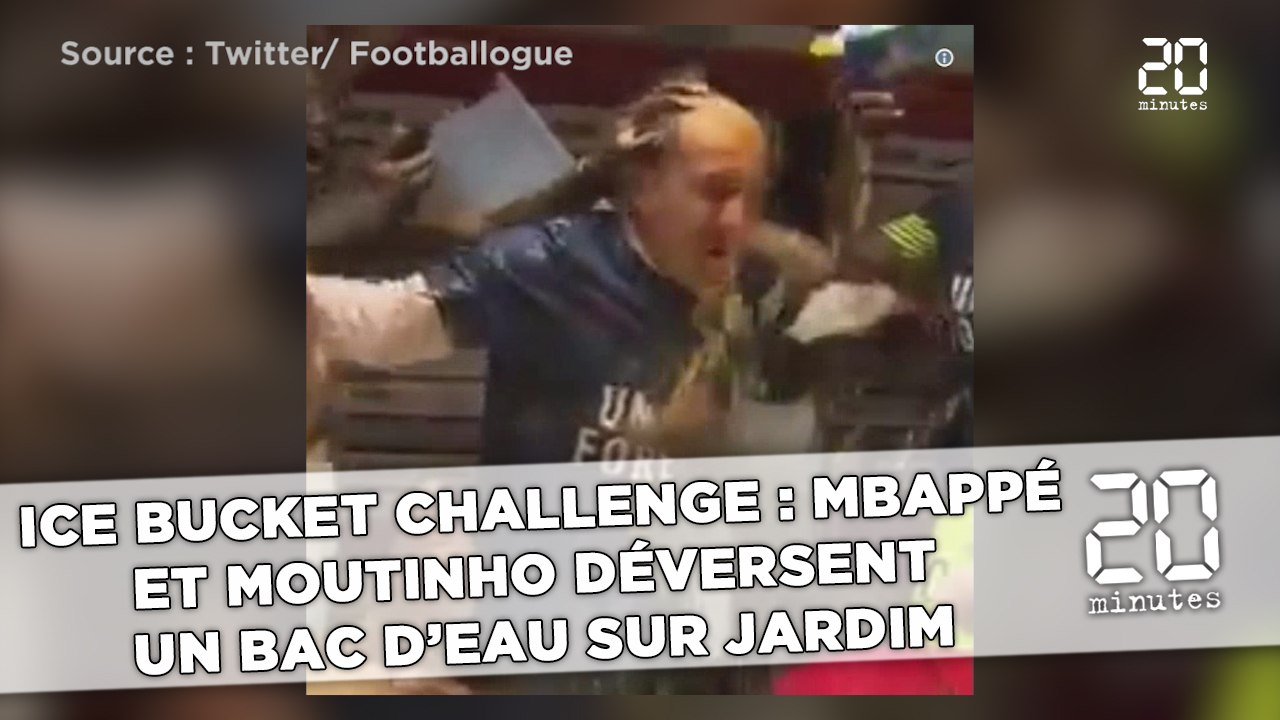 Mbappé et Moutinho déversent un bac d'eau sur Jardim